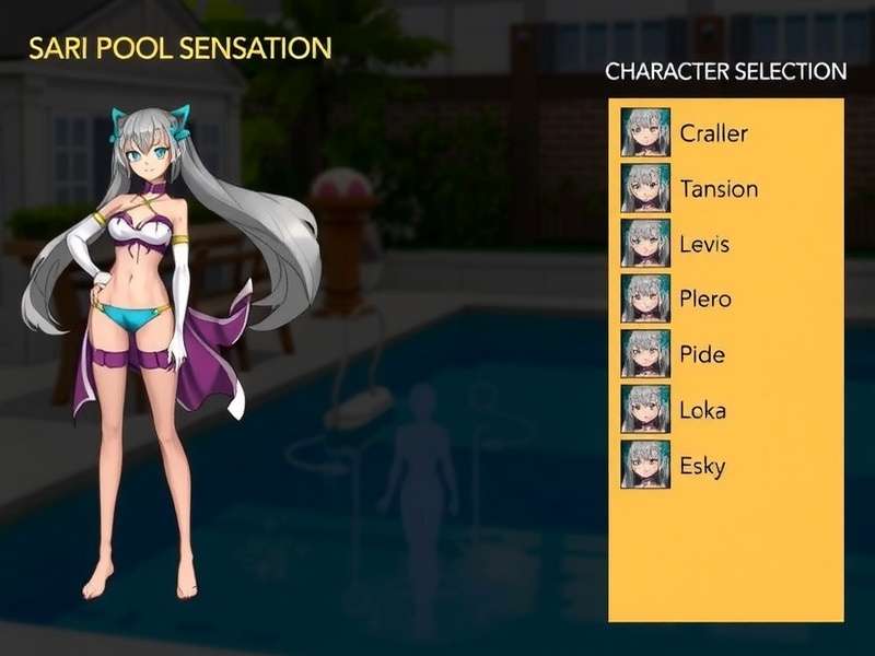 Character Selection Screen Sari Pool Sensation Character Selection